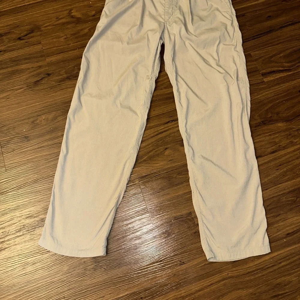 THE NORTH FACE Men's Khaki Pants Pleated 34x32 Vintage Tapered Leg